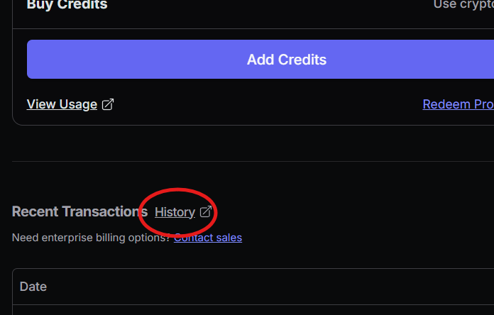 History